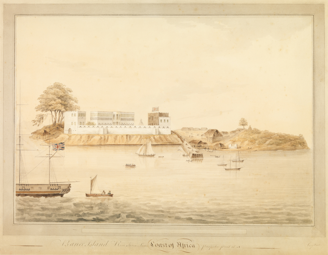 Bunce Island, 1805 National Maritime Museum